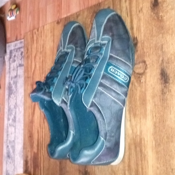 EUC VINTAGE COACH NAVY SNEAKERS 10 women - Picture 3 of 7